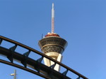 Las Vegas - vidikovac i roller coaster hotela Stratosphere